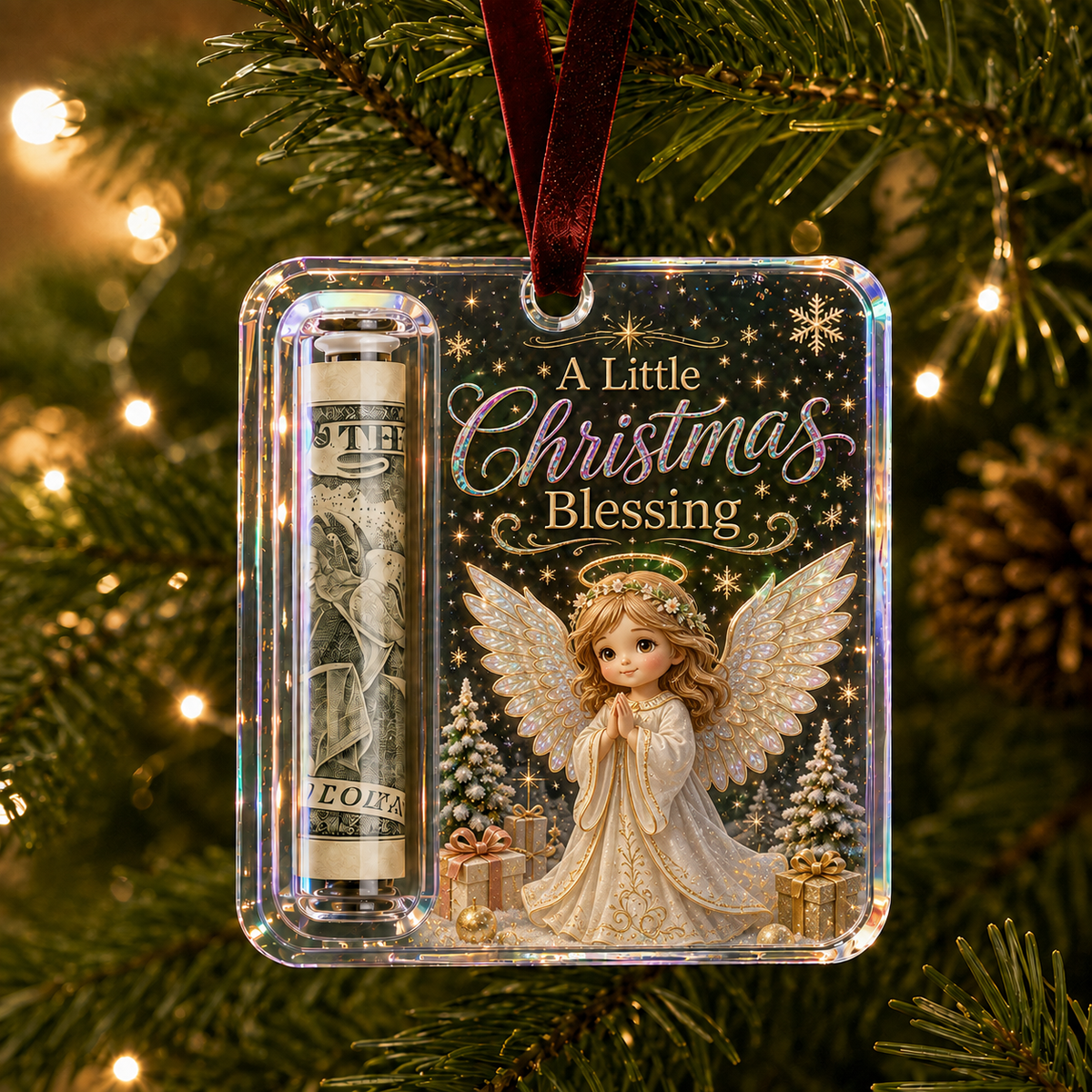 🎄Christmas Cash Gift Holder Ornament (📦Buy 4 Free Shipping)