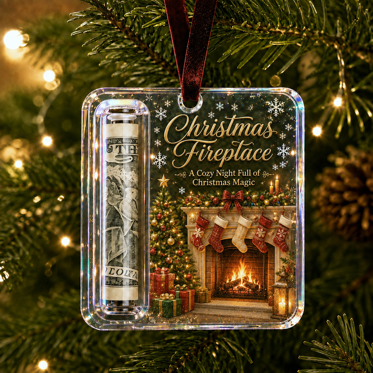 🎄Christmas Cash Gift Holder Ornament (📦Buy 4 Free Shipping)