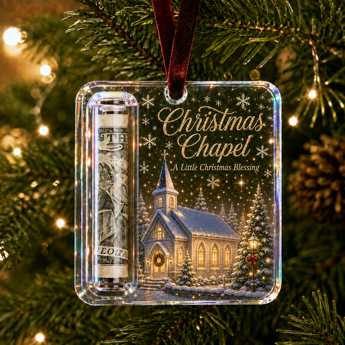 🎄Christmas Cash Gift Holder Ornament (📦Buy 4 Free Shipping)