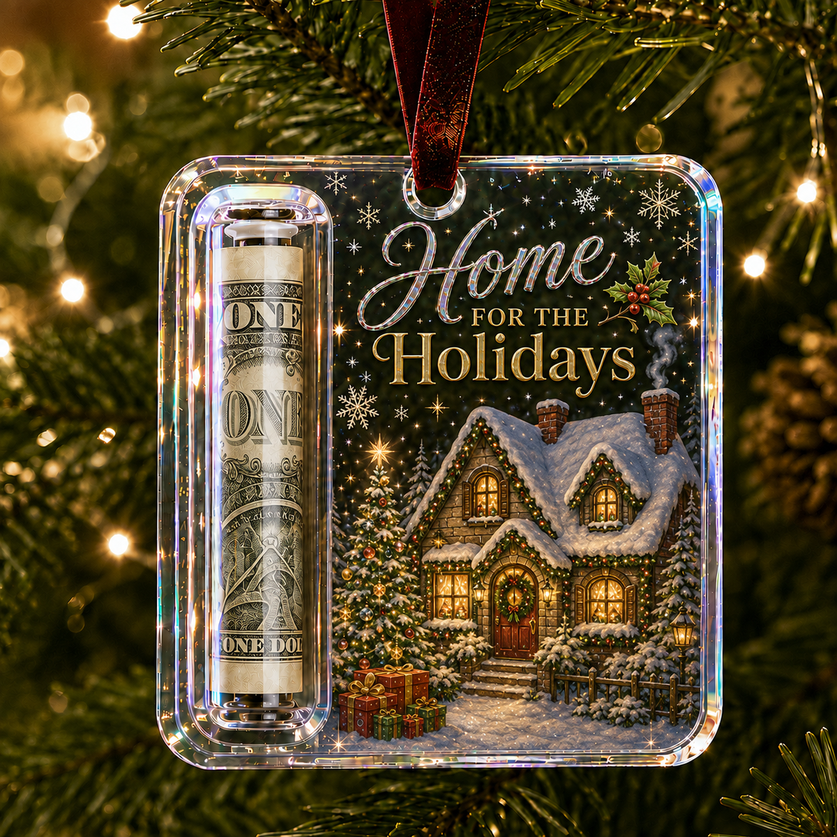 🎄Christmas Cash Gift Holder Ornament (📦Buy 4 Free Shipping)