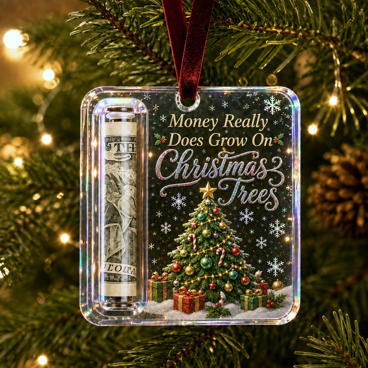 🎄Christmas Cash Gift Holder Ornament (📦Buy 4 Free Shipping)
