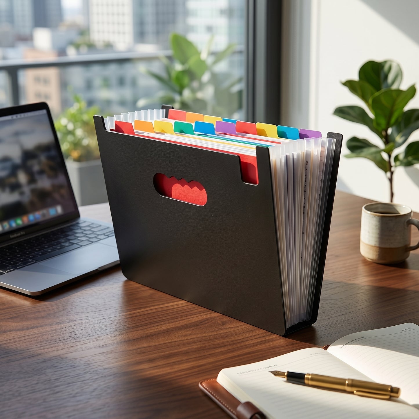 A4 Accordion File Organizer